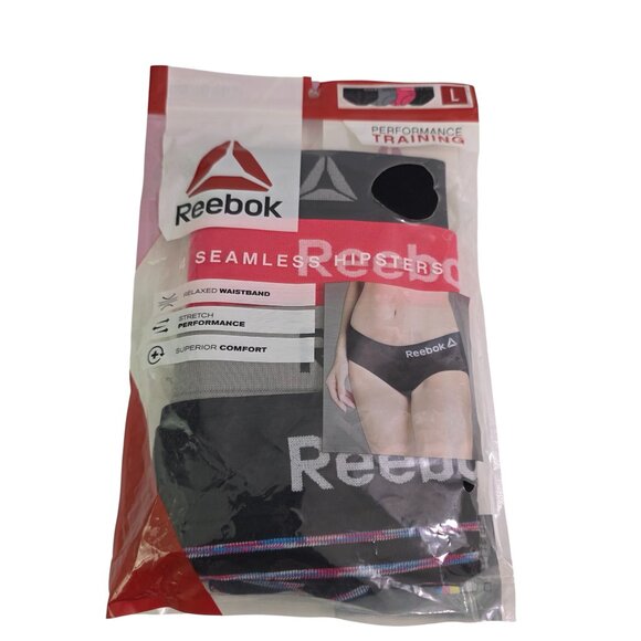 Reebok Performance Training Seamless 4-Pack Hipster Panties – Size Large NEW! - Picture 5 of 7